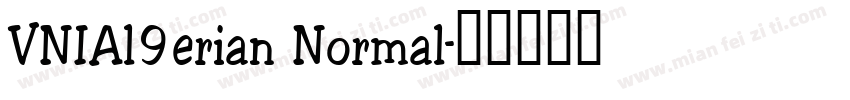 VNIAl9erian Normal字体转换